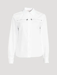 Zip Pocket Poplin Shirt