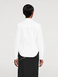 Zip Pocket Poplin Shirt