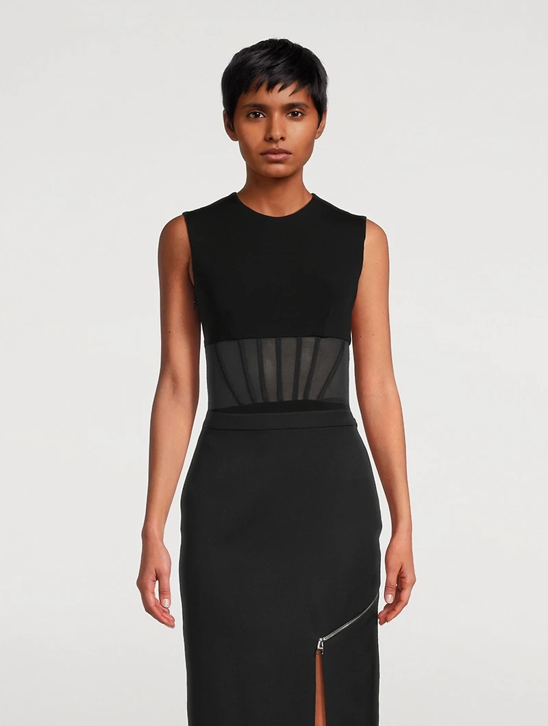 Hybrid Mesh Bodysuit