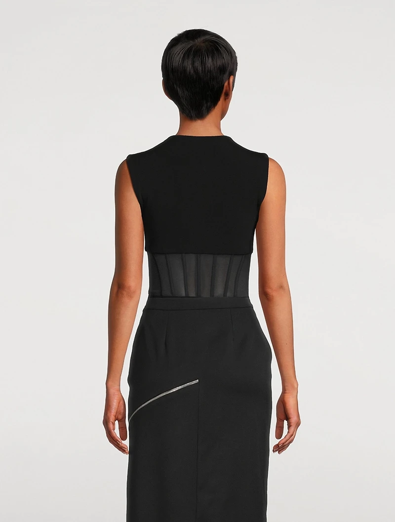 Hybrid Mesh Bodysuit