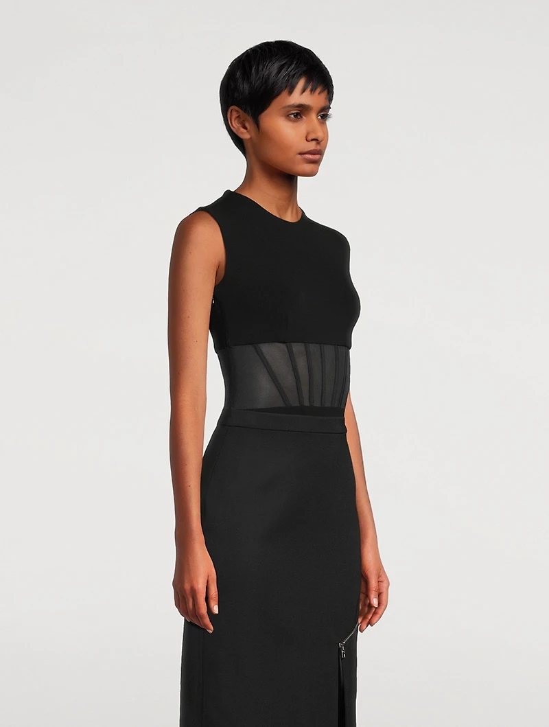 Hybrid Mesh Bodysuit