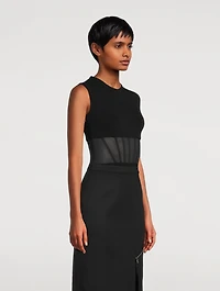 Hybrid Mesh Bodysuit