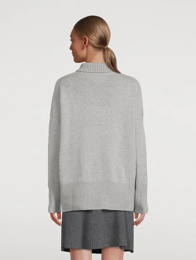 Heidi Cashmere Turtleneck Sweater