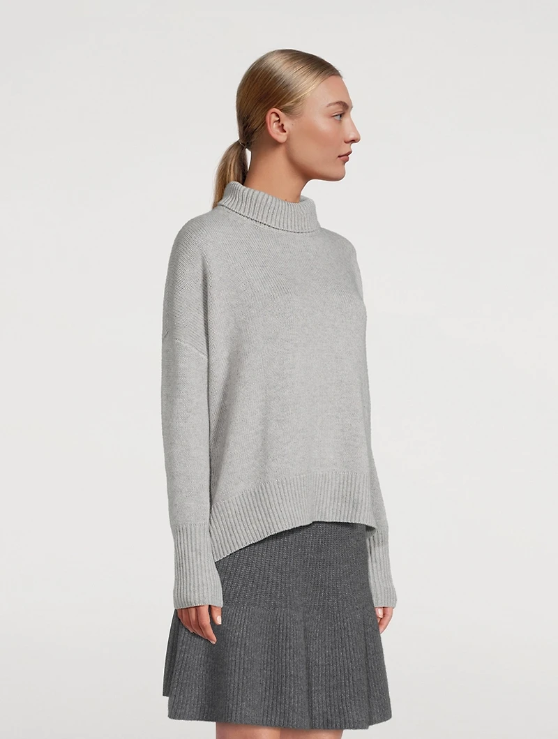 Heidi Cashmere Turtleneck Sweater