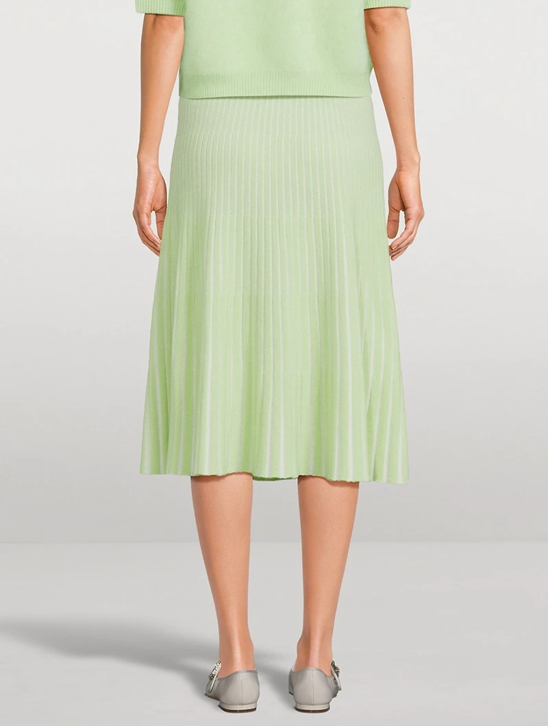 Tiara Cashmere Midi Skirt