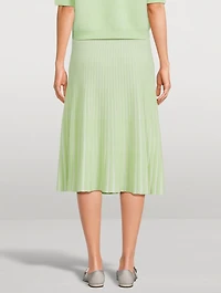 Tiara Cashmere Midi Skirt