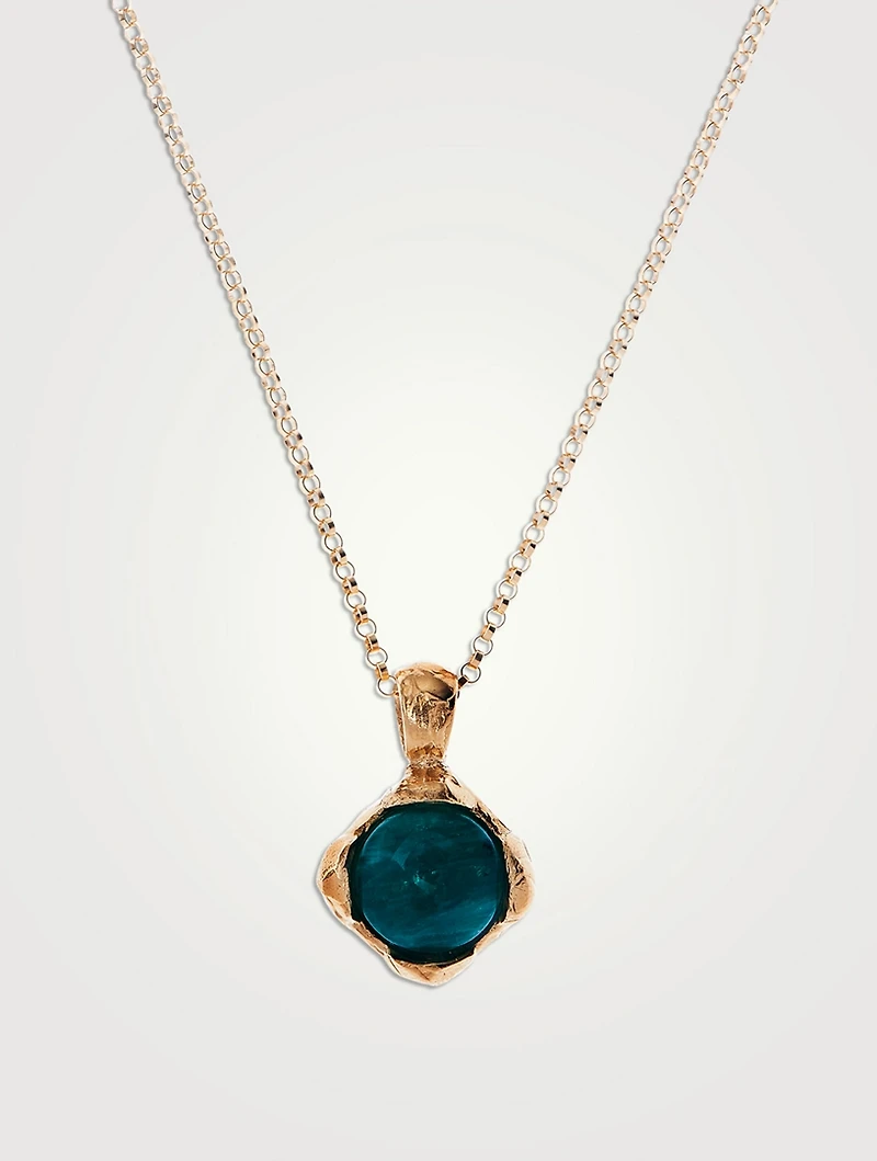 The Eye Of The Storm Emerald Necklace