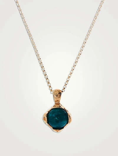 The Eye Of The Storm Emerald Necklace