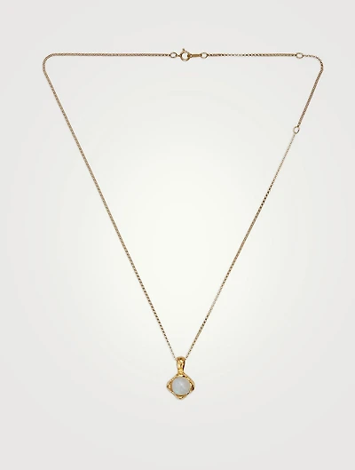 The Lunar Fragment Moonstone Necklace