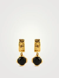 Black Onyx Drop Earrings