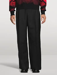 Wool Oversized Tailored Pants