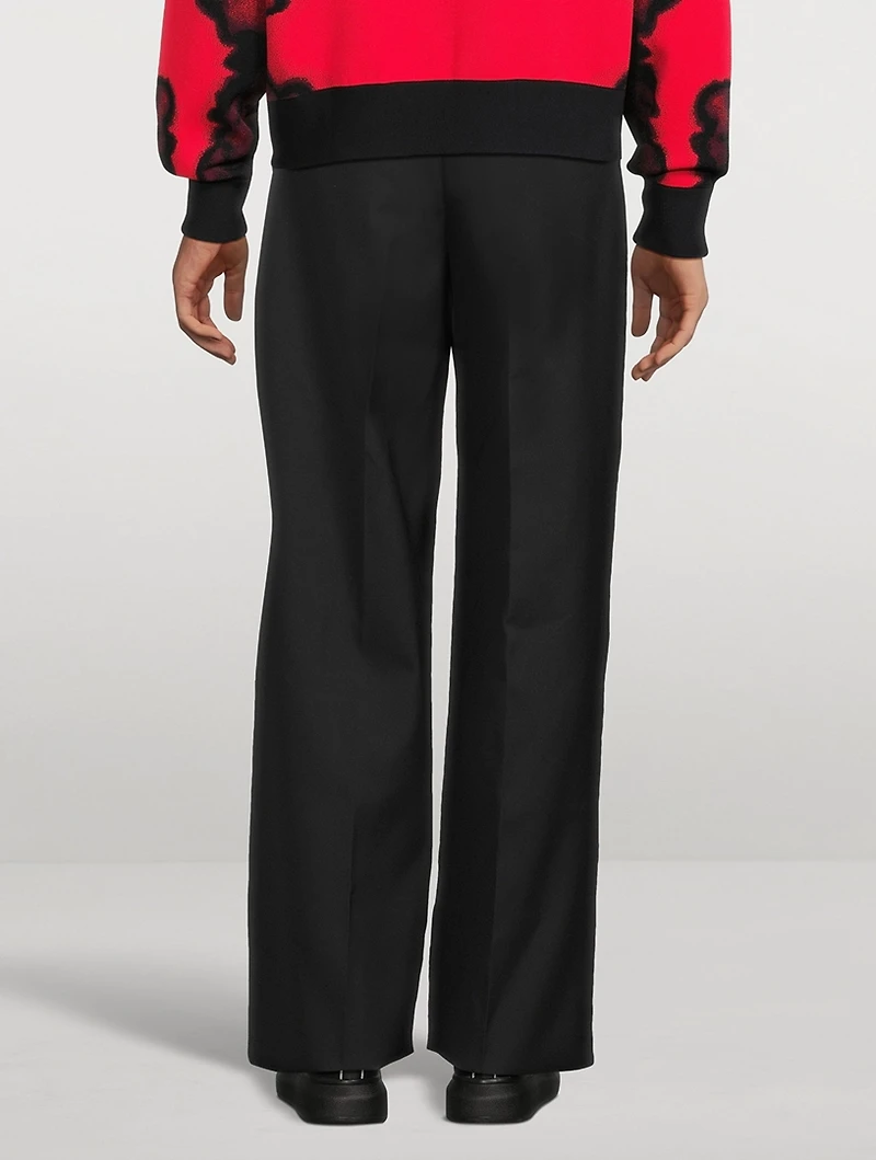 Wool Oversized Tailored Pants
