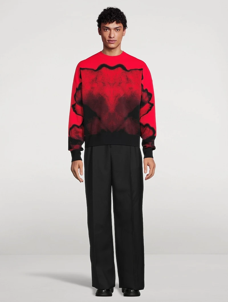Wool Oversized Tailored Pants