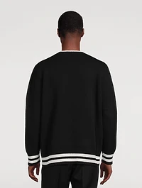 Varsity Wool And Cashmere Sweater