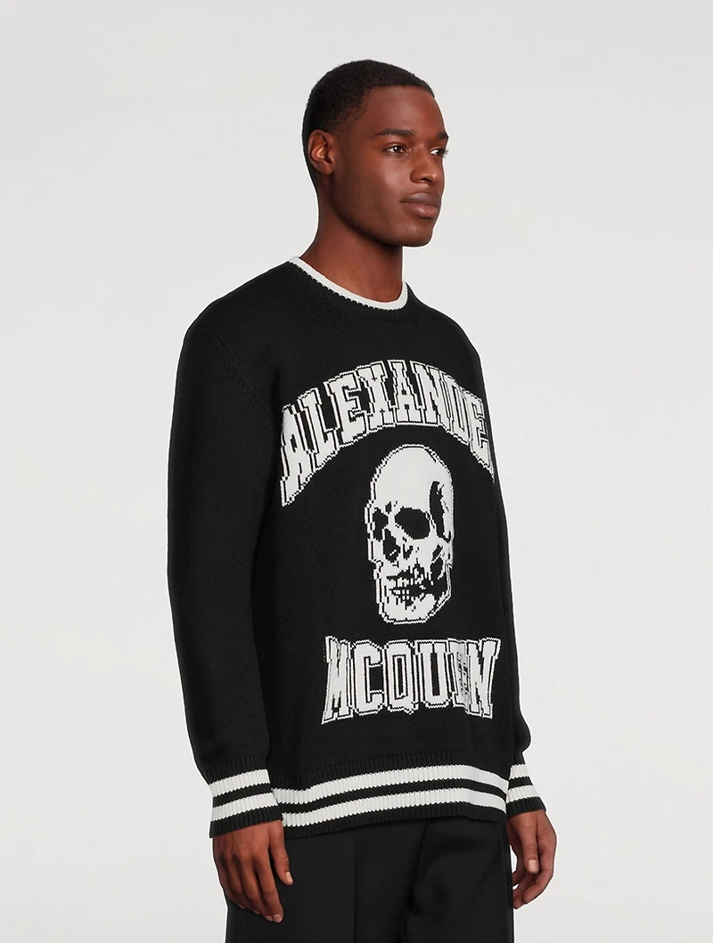 Varsity Wool And Cashmere Sweater