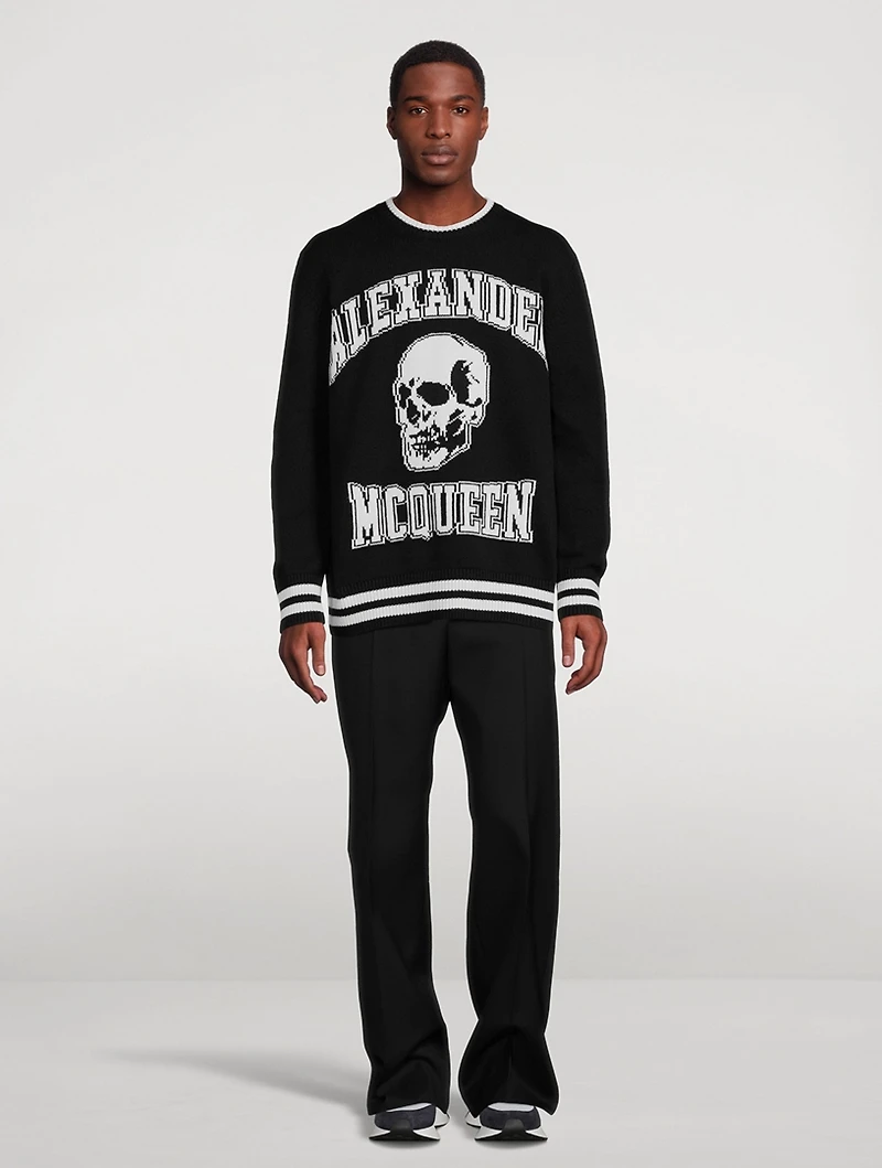 Varsity Wool And Cashmere Sweater