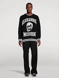 Varsity Wool And Cashmere Sweater