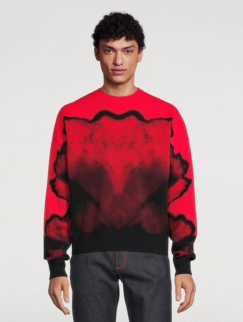 Ink Flower Sweater