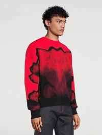 Ink Flower Sweater