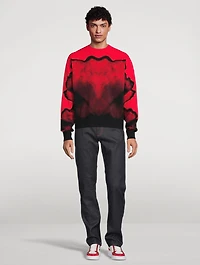 Ink Flower Sweater