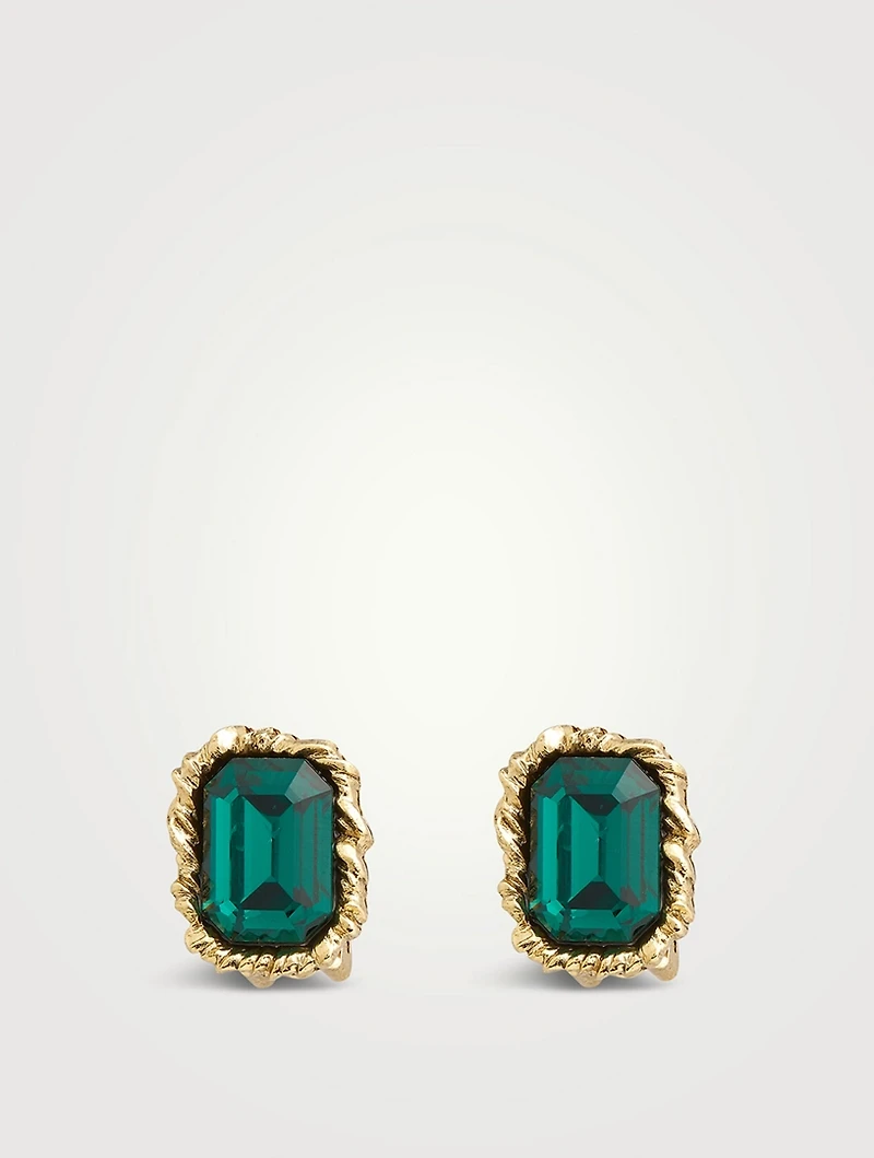 Lintzer Button Earrings