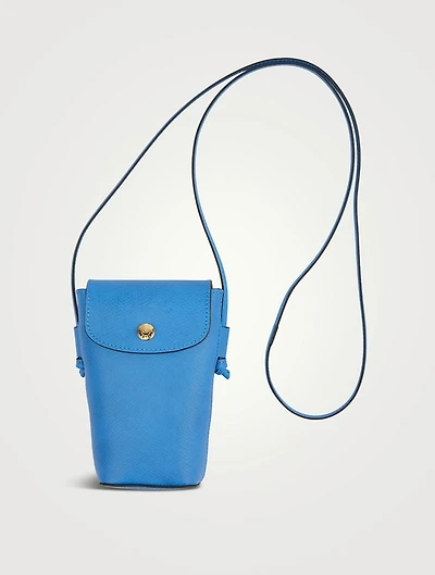 pure Leather Crossbody Phone Case