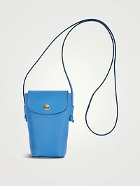 pure Leather Crossbody Phone Case