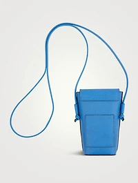 pure Leather Crossbody Phone Case