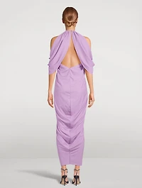 Off-The-Shoulder Midi Dress