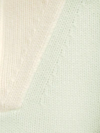 Cropped Funnelneck Sweater