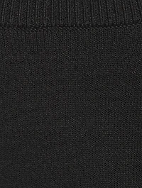 Cropped Ruffle-Cuff Sweater