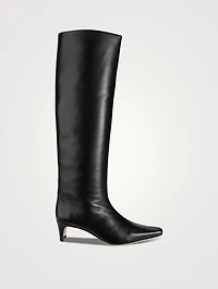 Wally Leather Knee-High Boots