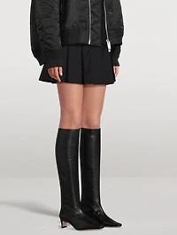 Wally Leather Knee-High Boots