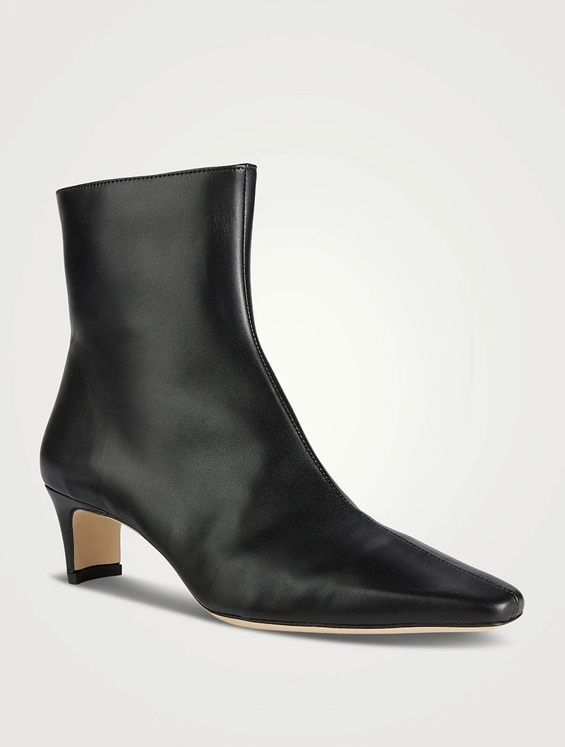 Wally Leather Ankle Boots