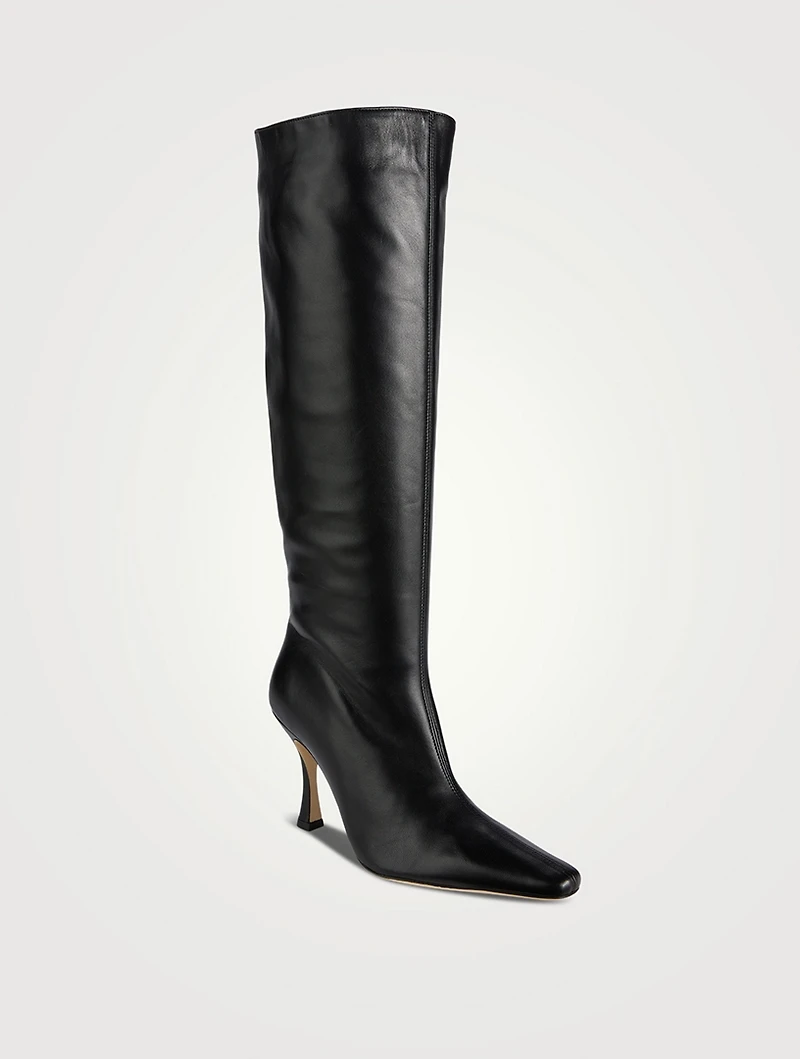 Cami Leather Knee-High Boots