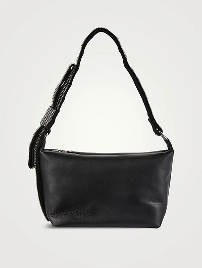Bow Leather Shoulder Bag