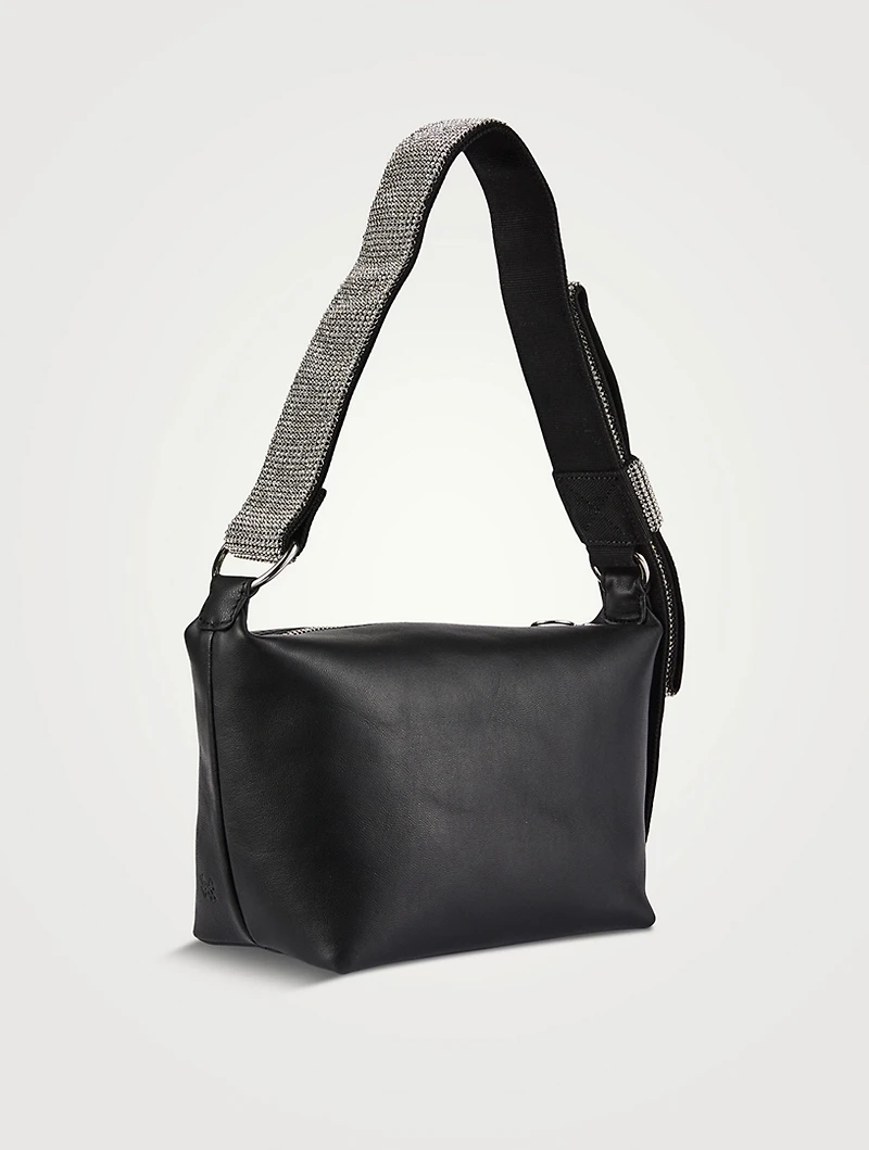 Bow Leather Shoulder Bag