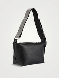 Bow Leather Shoulder Bag