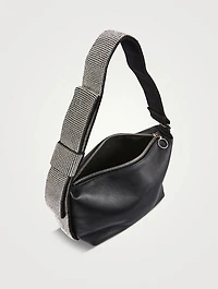 Bow Leather Shoulder Bag