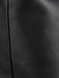 Bow Leather Shoulder Bag