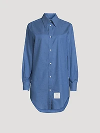 Cotton Flannel Shirt Dress