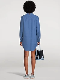 Cotton Flannel Shirt Dress
