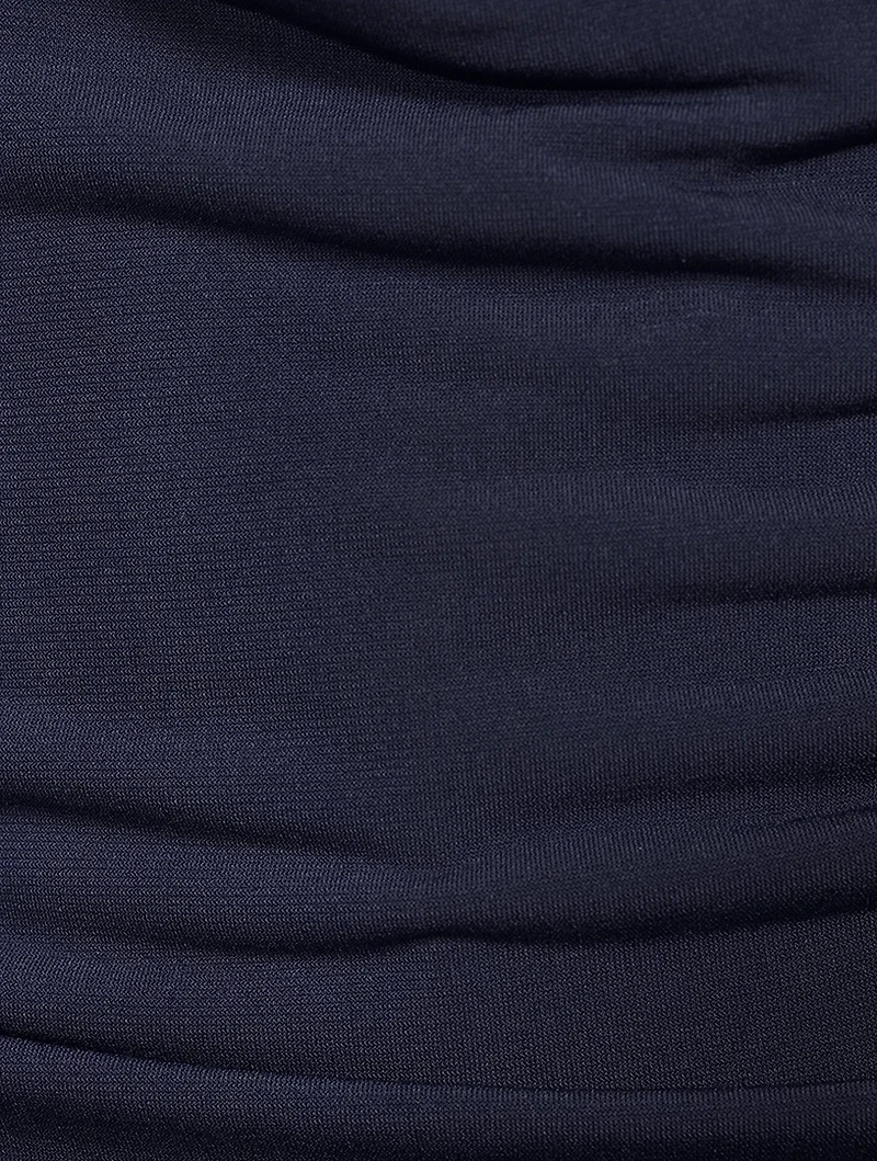 Ruched Jersey Midi Dress