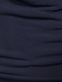 Ruched Jersey Midi Dress