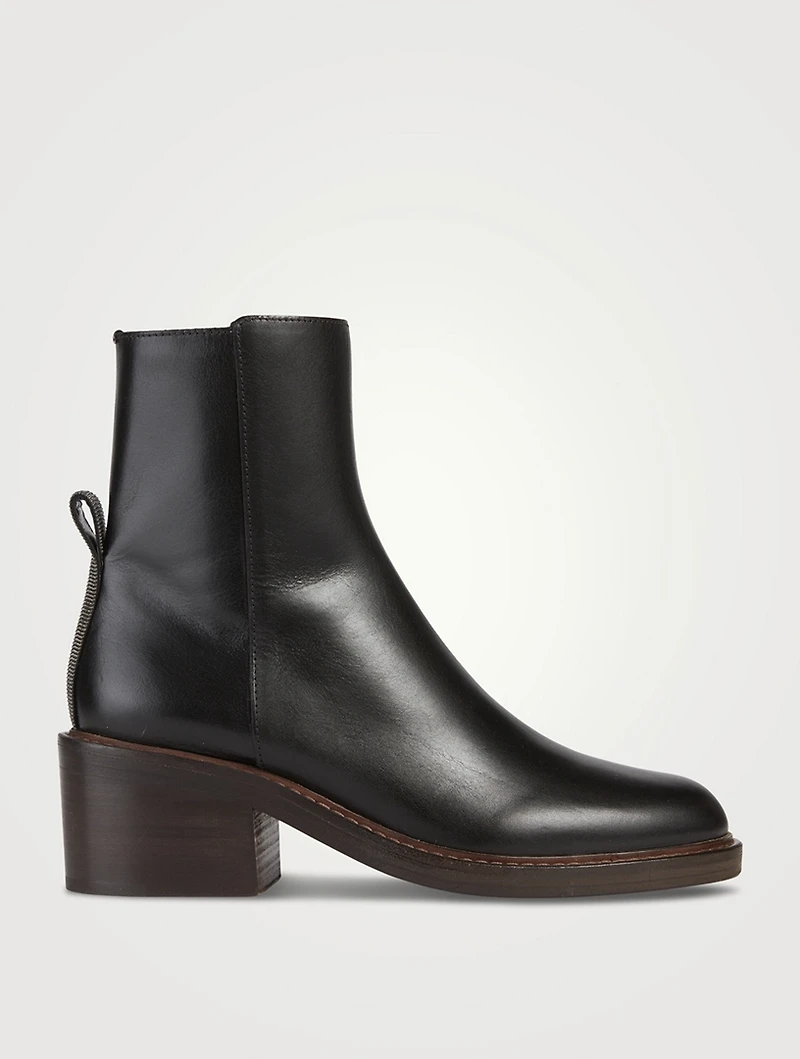 Leather Ankle Boots