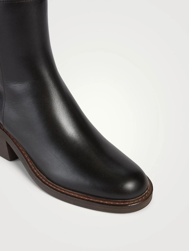 Leather Ankle Boots