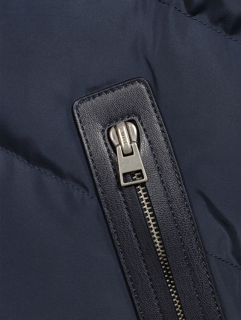 Hooded Down Vest