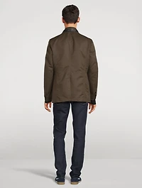 Technical Canvas Tailored Military Jacket