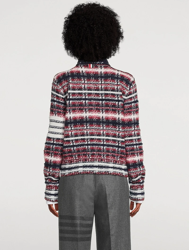 Tartan Jacquard Jacket