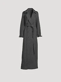 Renwicks Belted Wool Trench Coat
